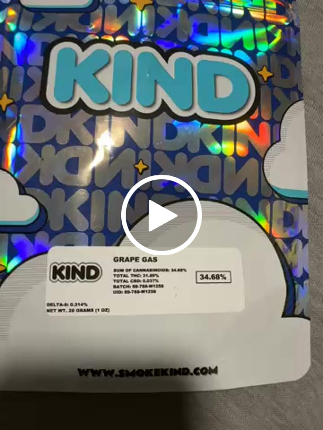 Customer video review of Grape Gas - 28 Grams - Hybrid
