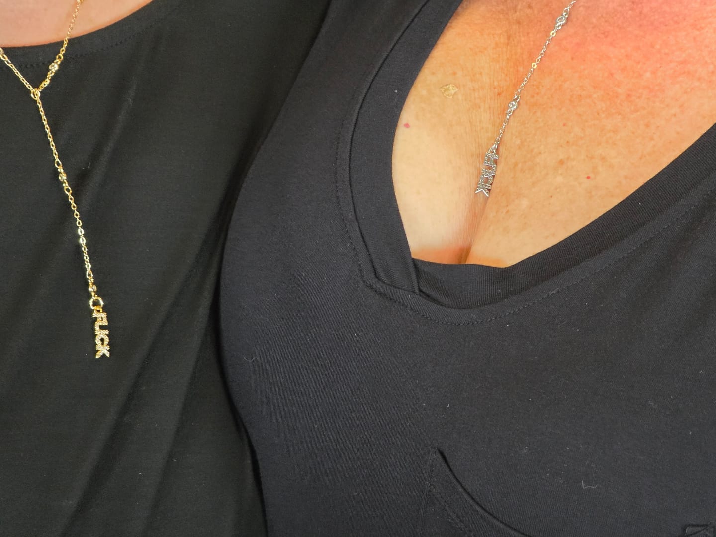 Customer photo review of Fuck Necklace