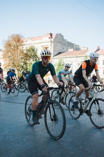 Customer photo review of Paceline Sock – Draft
