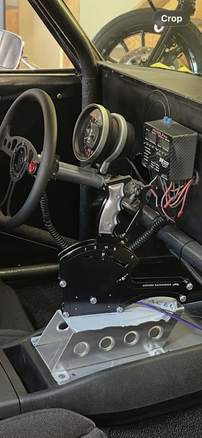 Customer photo review of Operator Button Billet Grip Insert Set Bare Aluminum 16-144-03 (Button Not Included)