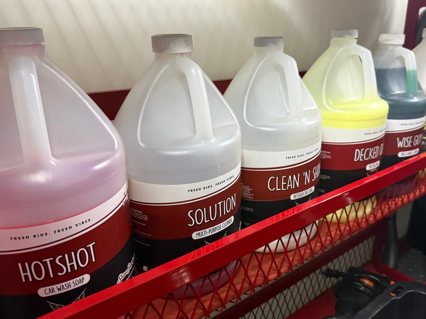 Customer photo review of Decked Out Tire Dressing - Gallon