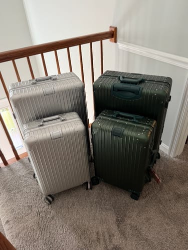 Customer photo review of ALUMINUM SUITCASE V2 NEW, STRONGER ALUMINIUM & REMOVEABLE WHEELS