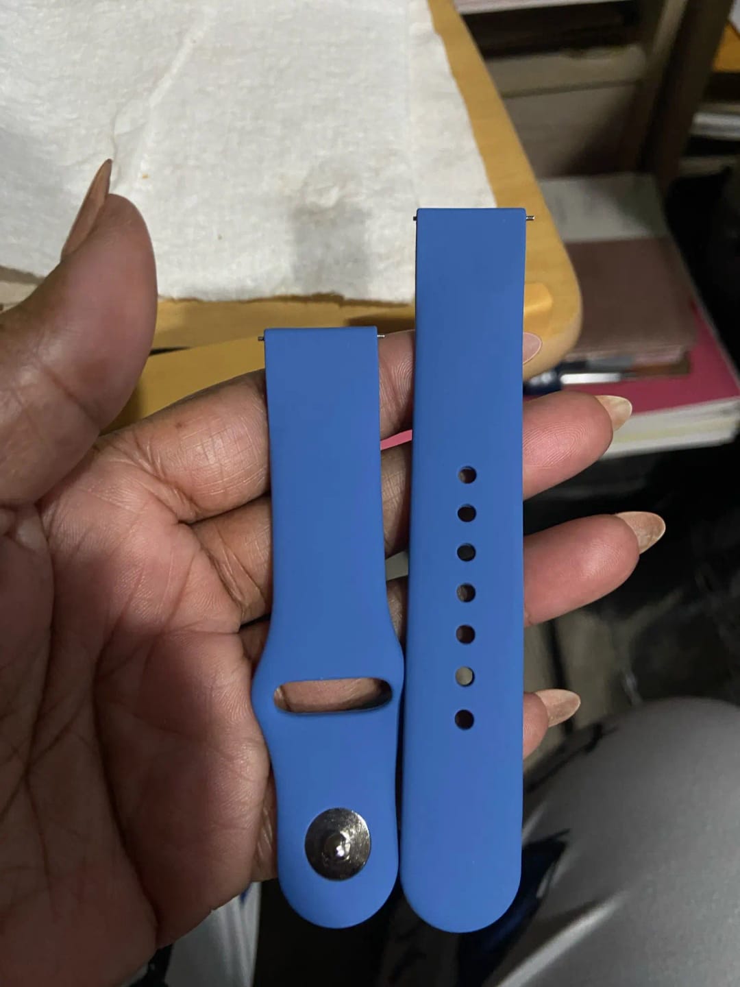 Customer photo review of OnePlus Smartwatch Silicone Band - Replacement Sport Strap Accessory