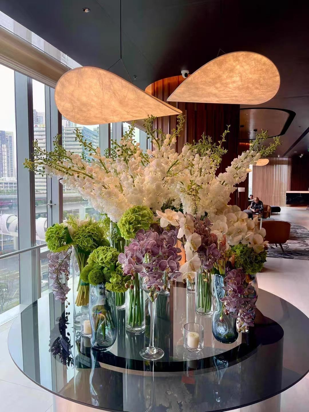 Customer photo review of Floating Cloud Tyvek Pendant Light