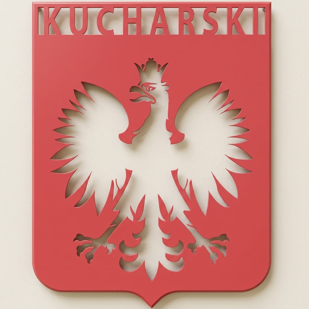 Customer photo review of Personalized Polish Eagle Steel Sign: Monogram Home Decor, poland Lover Gift