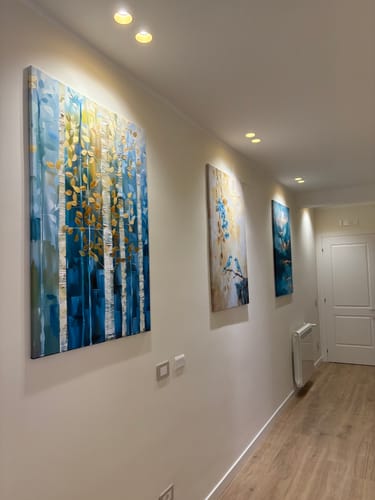 Recensione con foto di un cliente su Trittico personalizzato