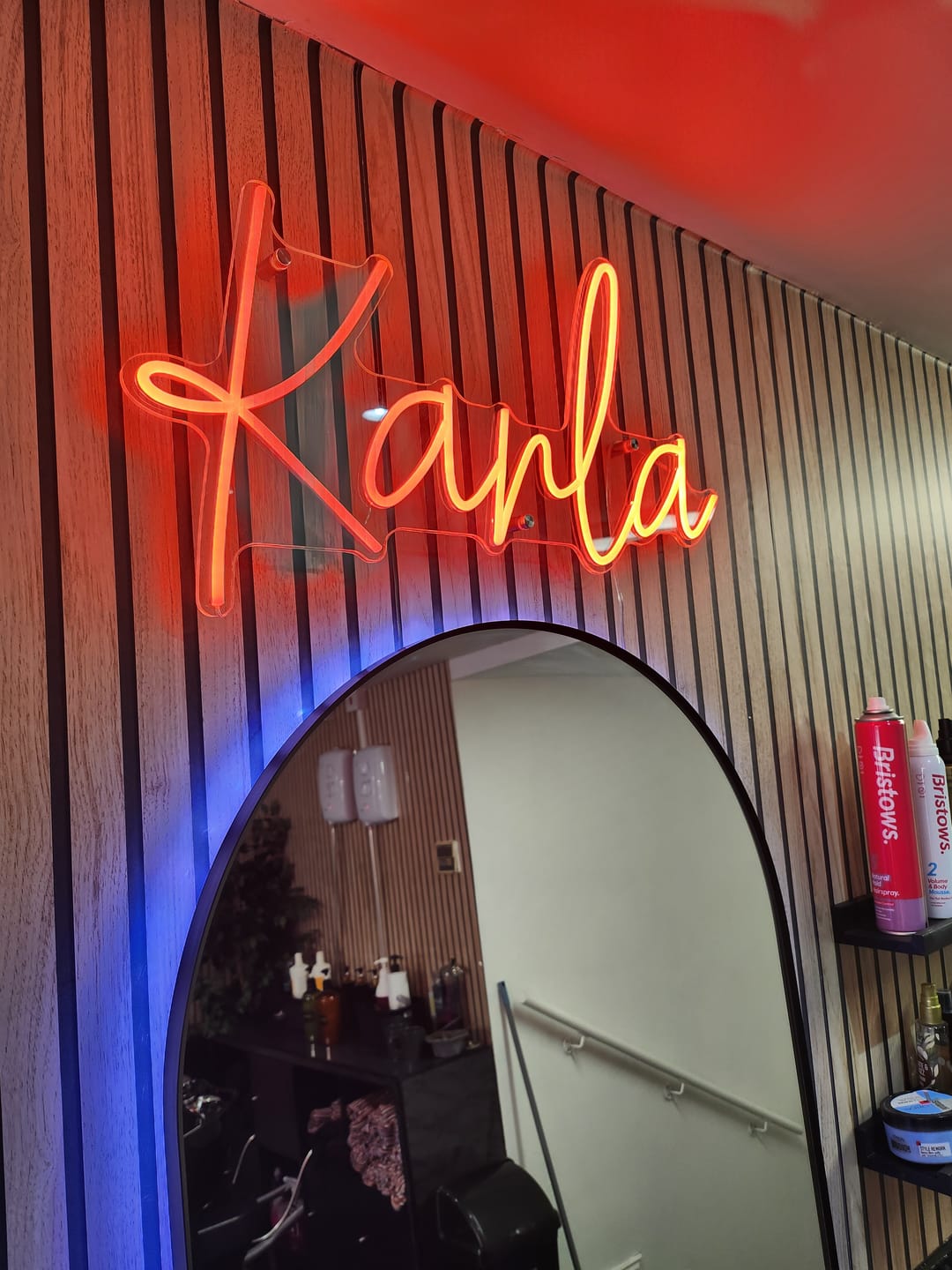Customer photo review of Custom Neon: Karla