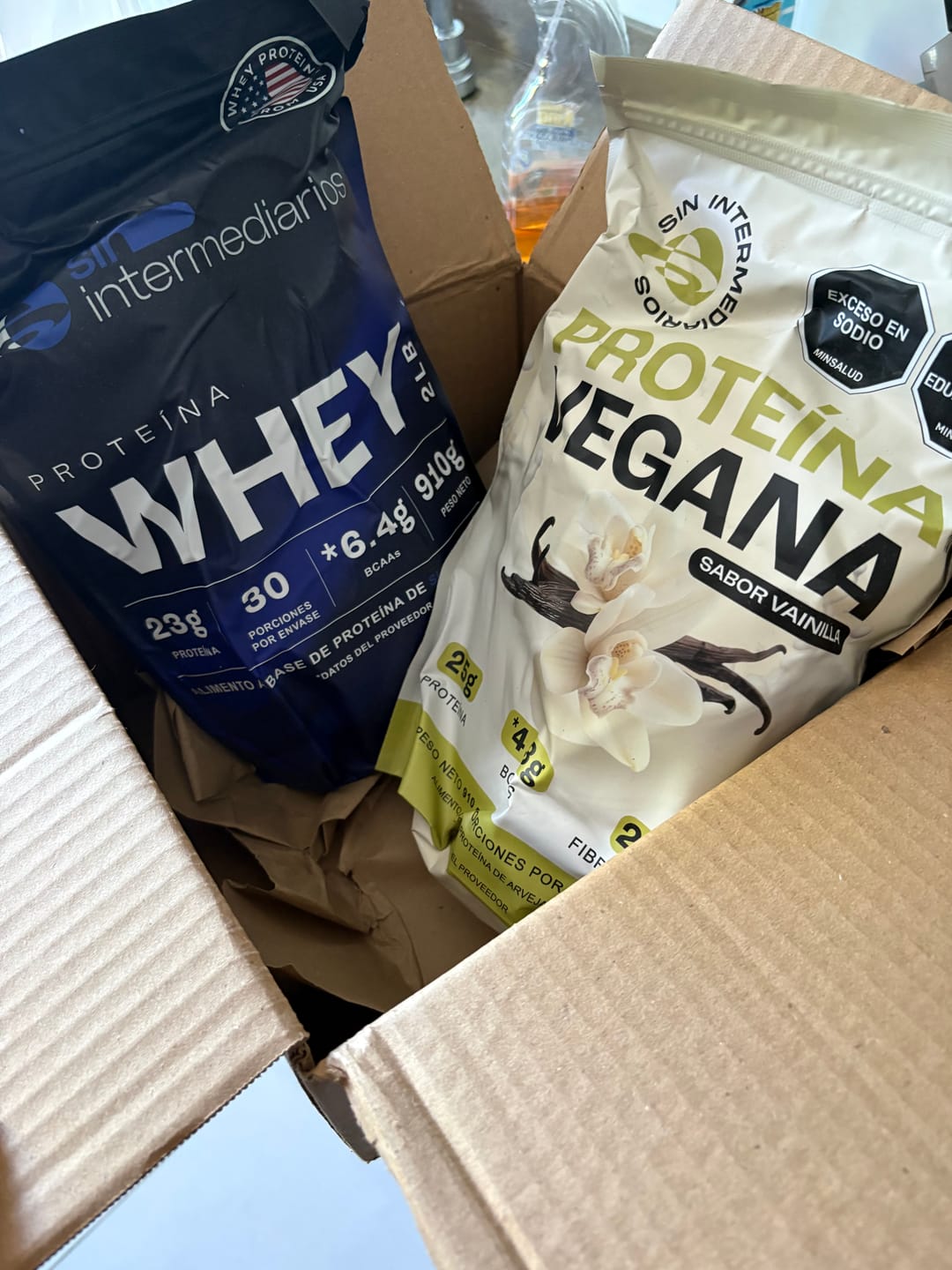 Customer photo review of Proteína Vegana
