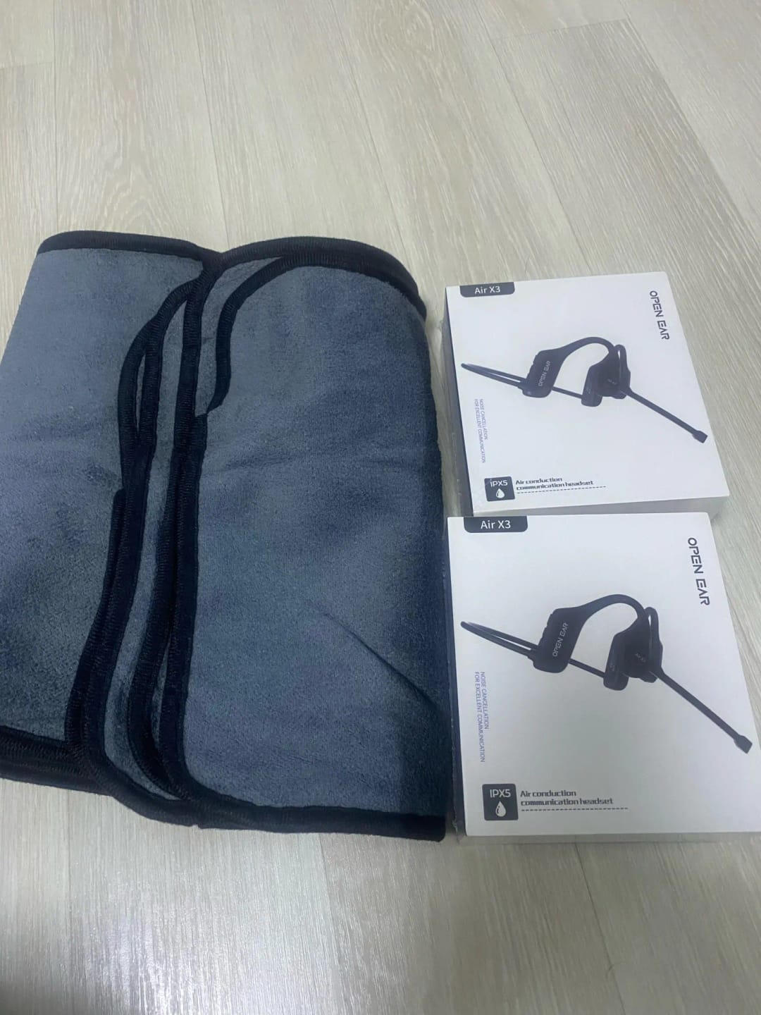 Customer photo review of DriveTalk Open-Ear Air X3 Bluetooth Headset with Clear Call Mic