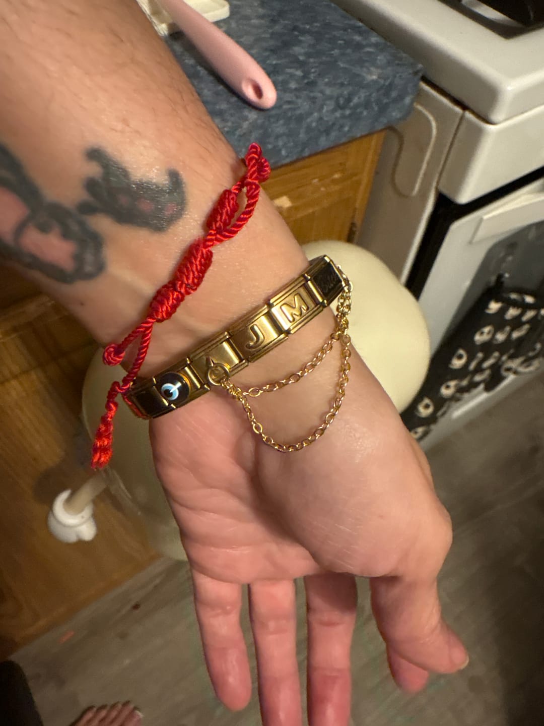 Customer photo review of Italian Charm Bracelet