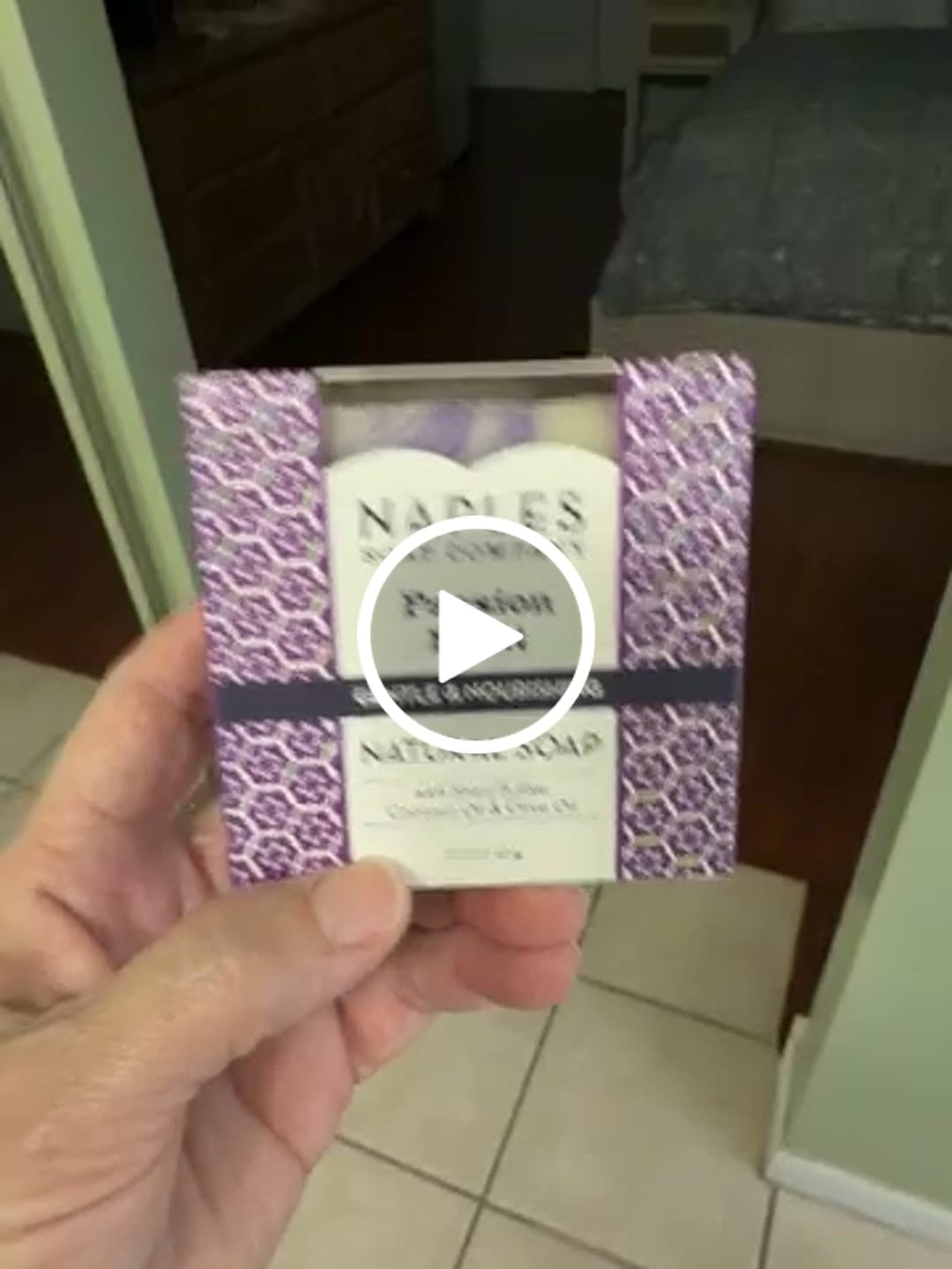 Customer video review of Passion Fruit Natural Soap