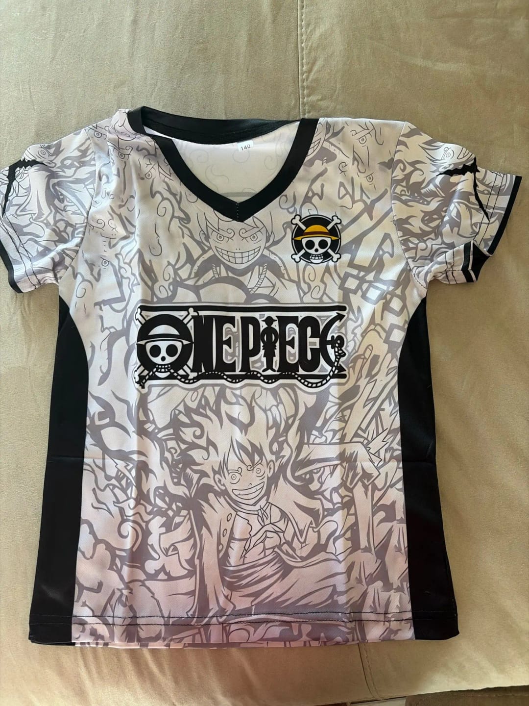 Customer photo review of One Piece Anime Soccer Jersey