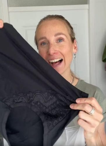 Customer photo review of Ropa interior cómoda, discreta y a prueba de fugas