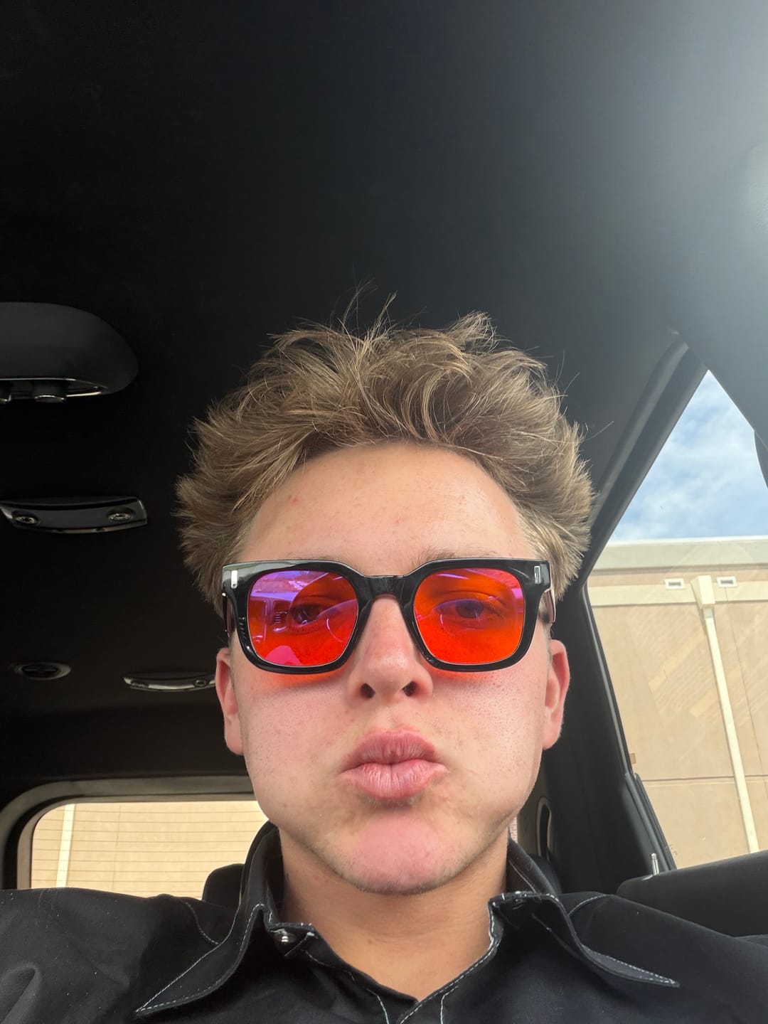 Customer photo review of THE ASTON BLUE LIGHT BLOCKERS 2.0