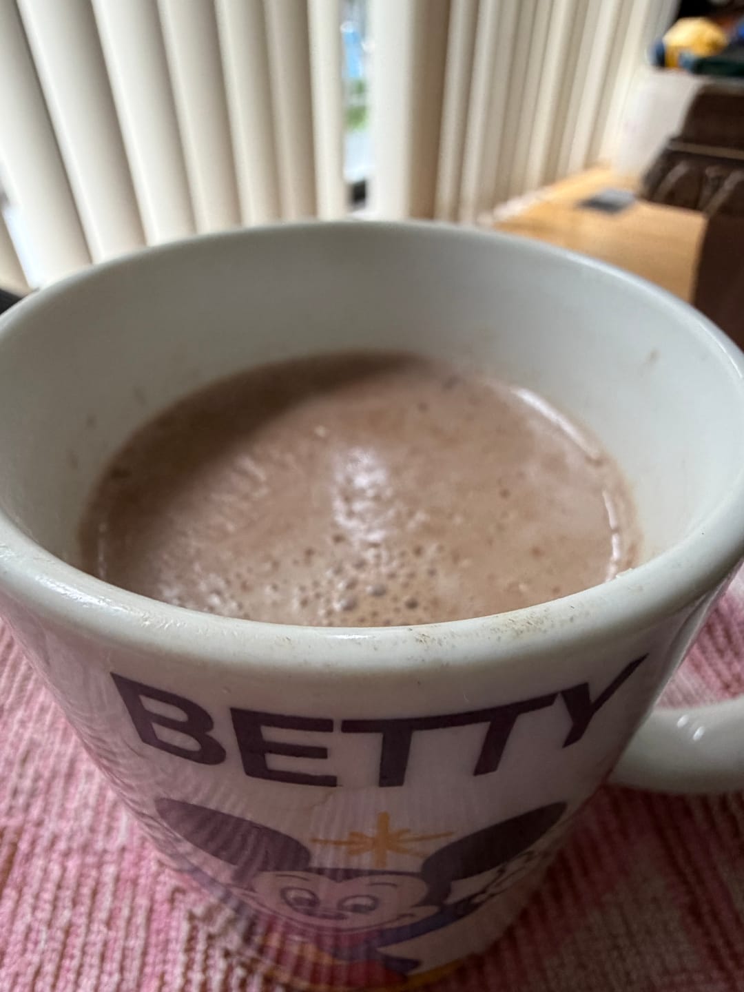 Customer photo review of Sugar Free Elderberry Hot Chocolate: Midnight Edition