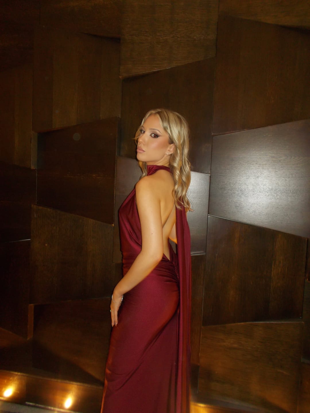 Customer photo review of GLOW DRESS BORDEAUX