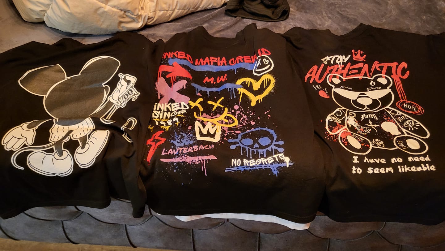 Customer photo review of Crew-ID - Heavy Oversized Backprint Shirt (personalisierbar)