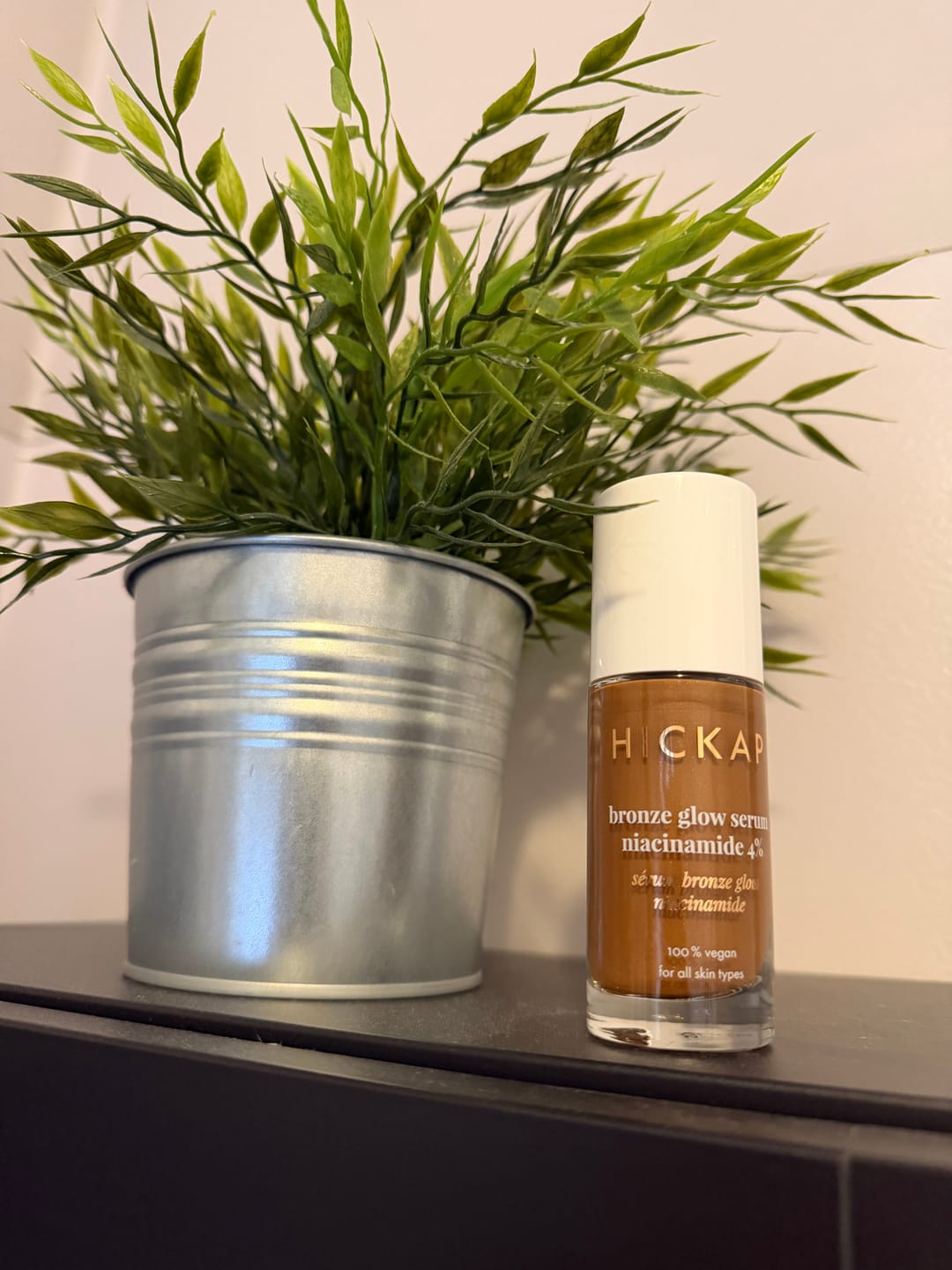Customer photo review of Bronze Glow Serum