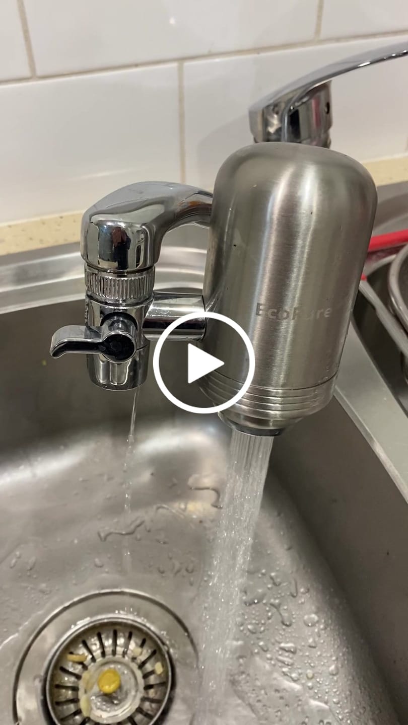 Customer video review of EcoPure™ Tap Filter — Reduces PFAS, Chlorine & Microplastics. Clean Water in 60 Seconds