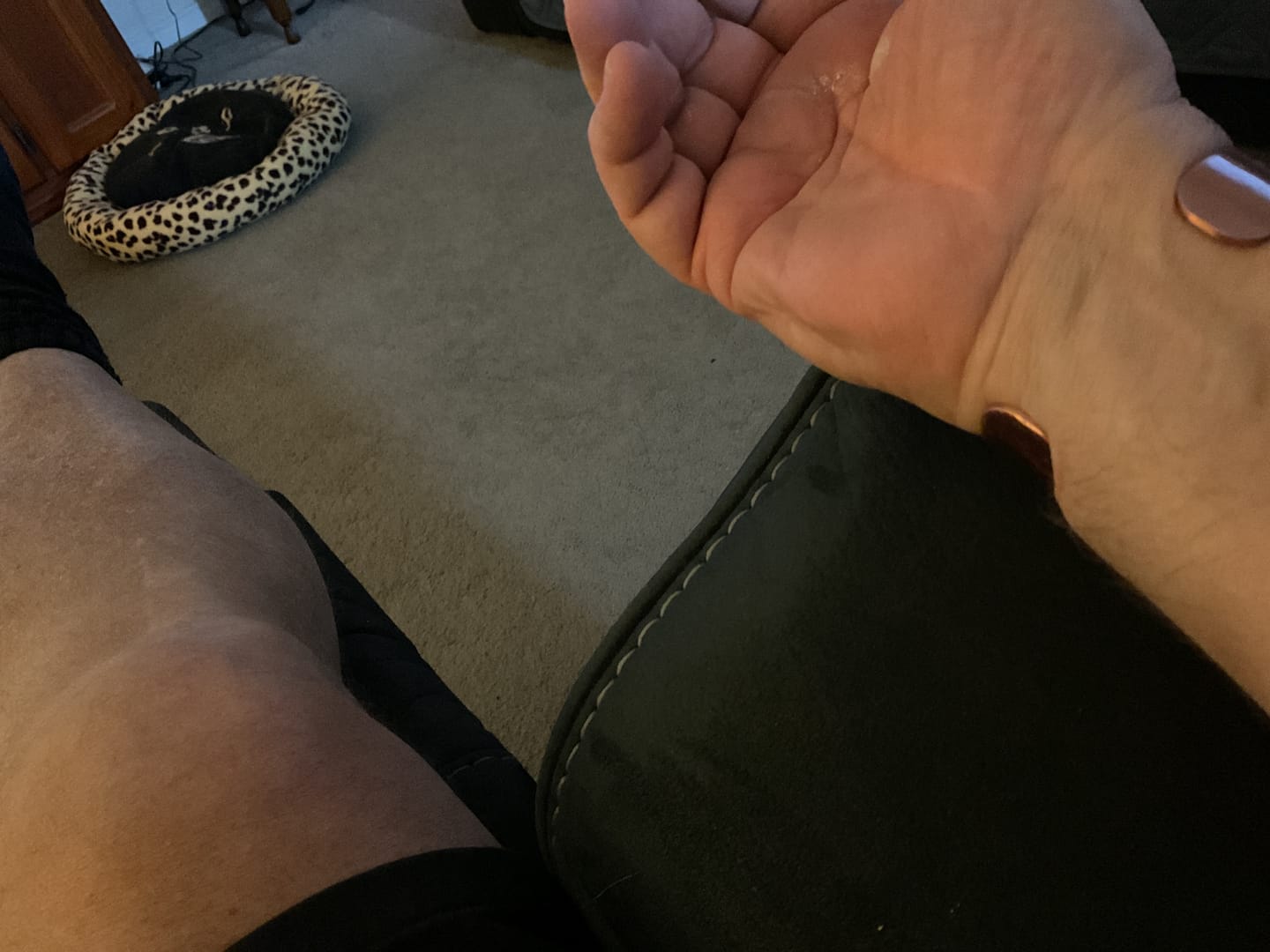 Customer photo review of Willis Judd Mens Copper Bangle Biker Bracelet
