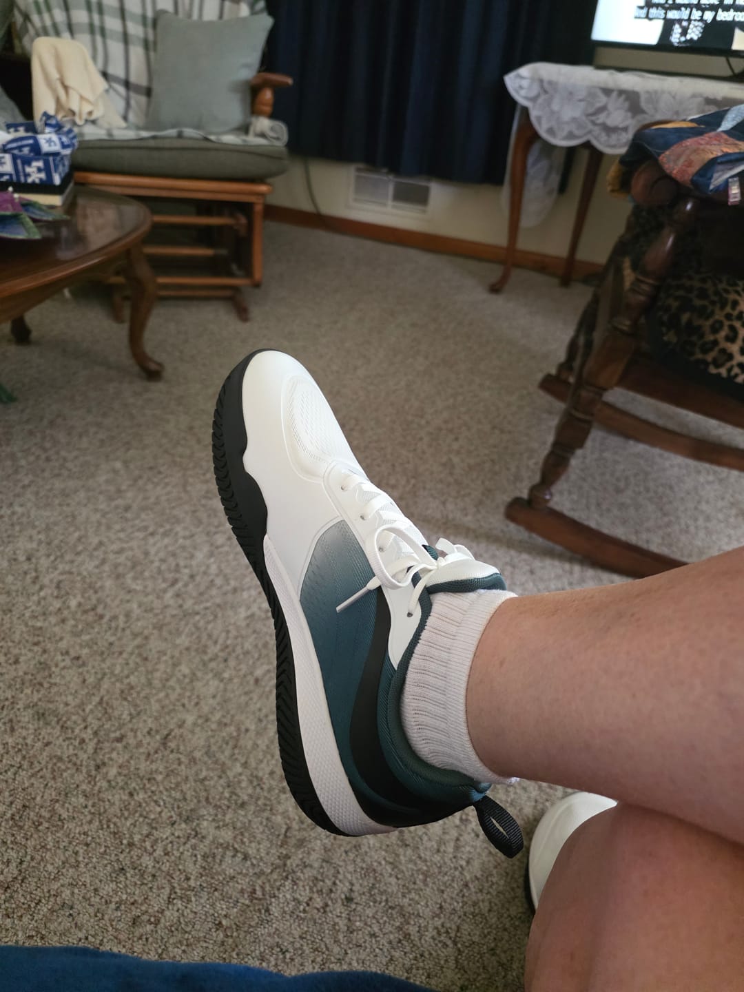 Customer photo review of CUURT Muuv - Wide Toe Box Court Shoes (Unisex)