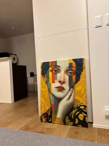 Customer review photo for Colorful Painting #CA404