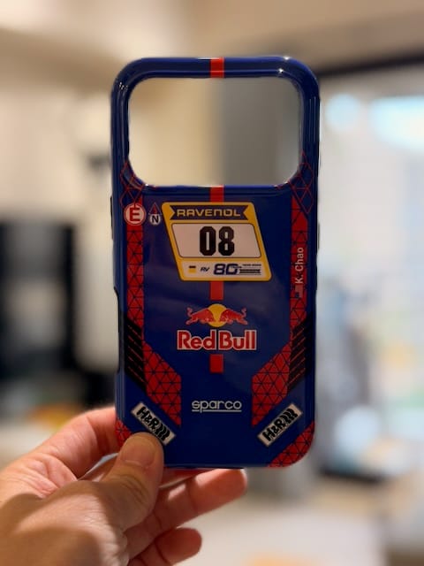 Customer photo review of Verstappen AMG GT3 Livery - Individuelle Premium Hülle für iPhone