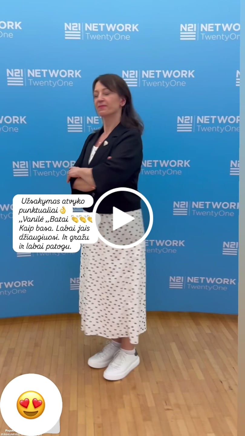 Customer video review of "Vanilė"