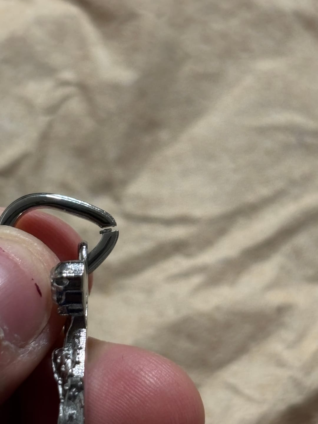 Customer photo review of UPGRADED SANTA MUERTE PENDANT