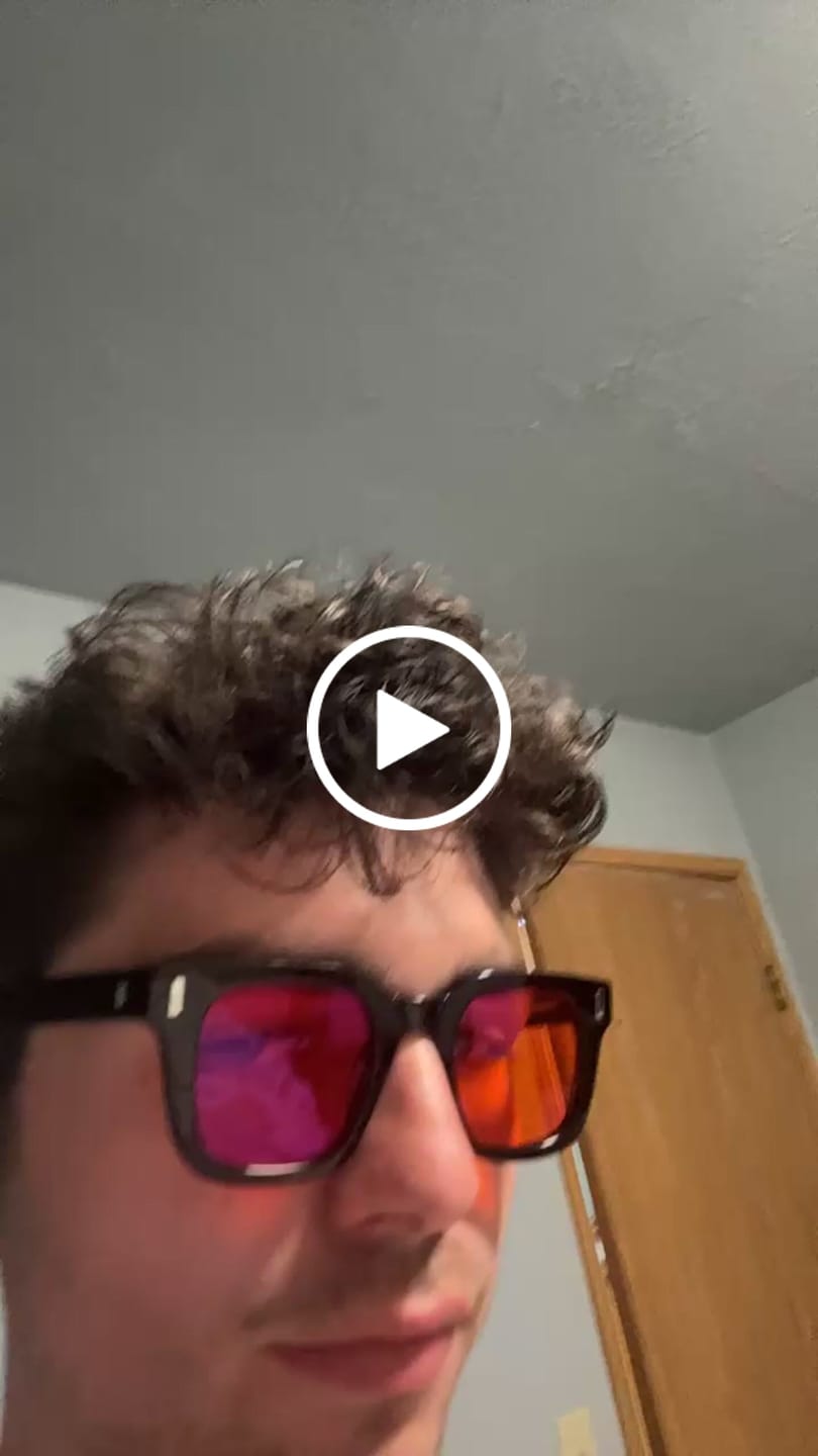 Customer video review of THE ASTON BLUE LIGHT BLOCKERS 2.0