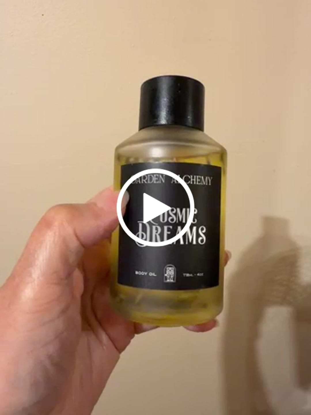 Customer video review of COSMIC DREAMS W/MAGNESIUM BODY OIL