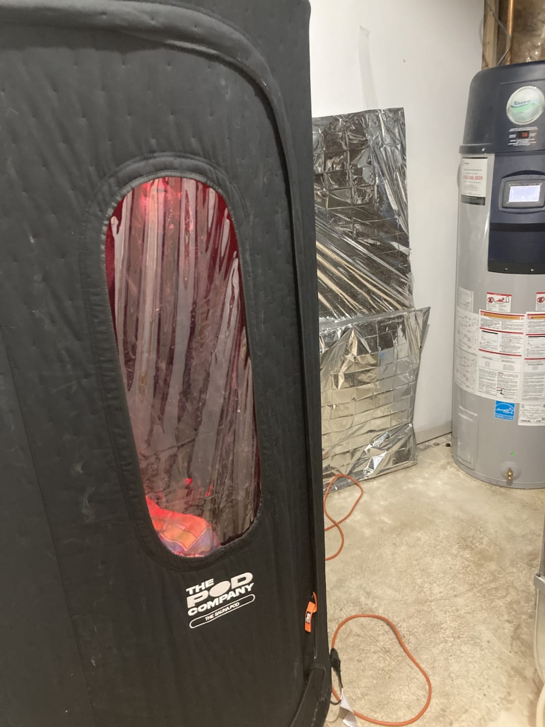 Customer photo review of The Sauna Pod 2.0