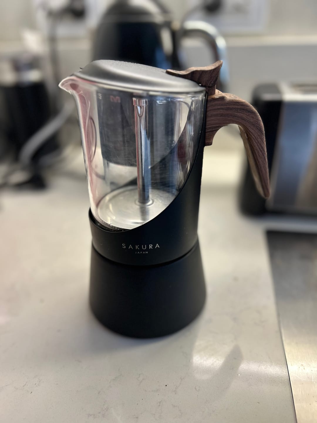 Customer photo review of Cafetera Moka Sakura Nordik