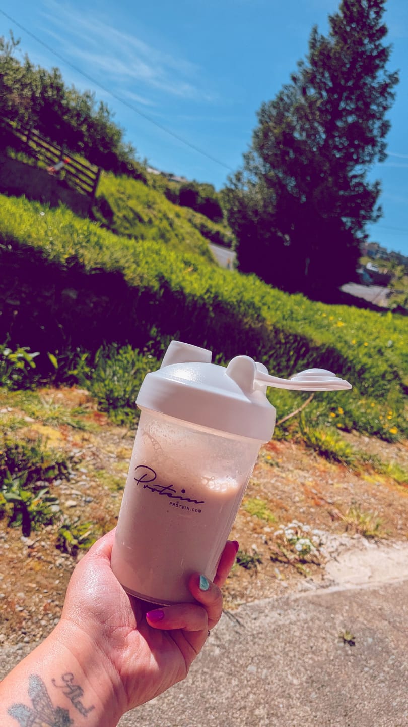 Customer photo review of Free Protein Shaker | 400ML