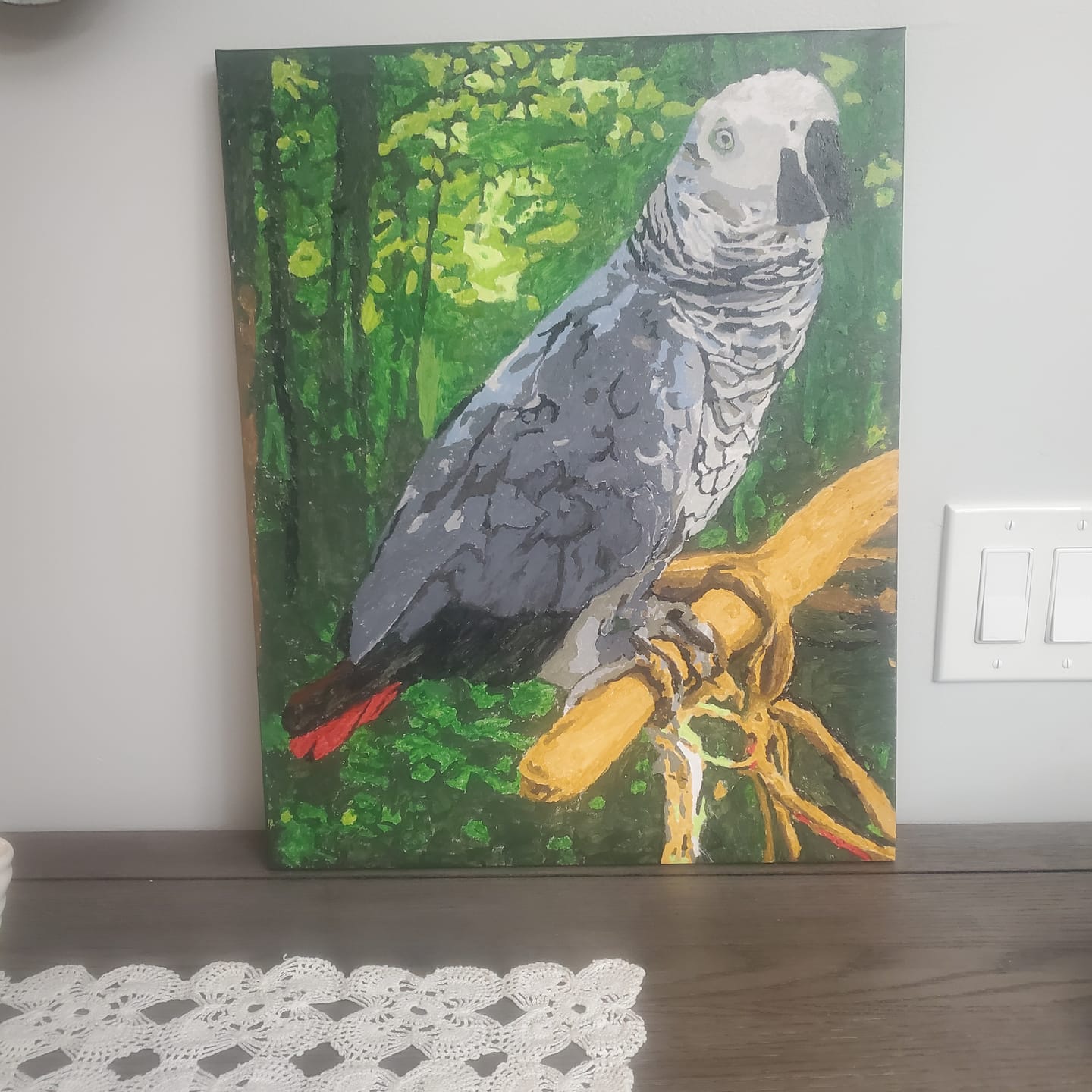 Customer photo review of Custom Paint by Number Kit