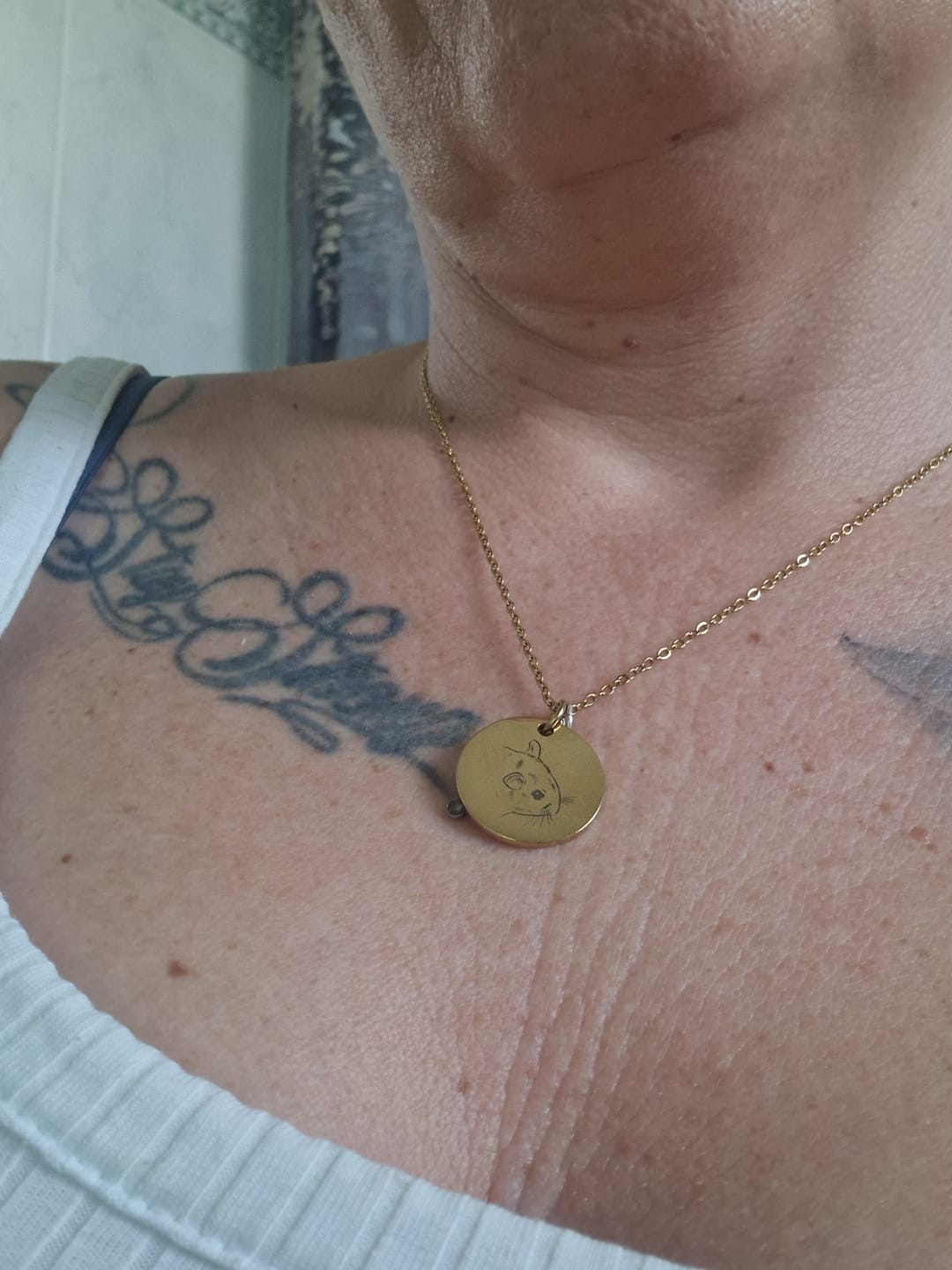 Customer photo review of Rückseitengravur