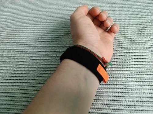 Customer photo review of OnePlus Smartwatch Nylon Loop Band Replacement Strap Sport Adjustable