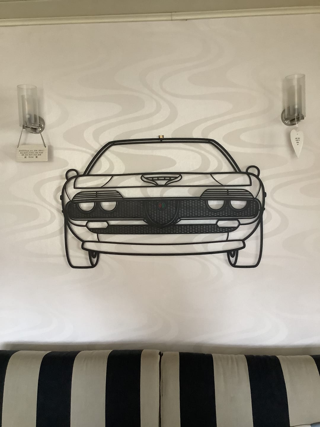 Customer photo review of Your Custom Metal Car Silhouette