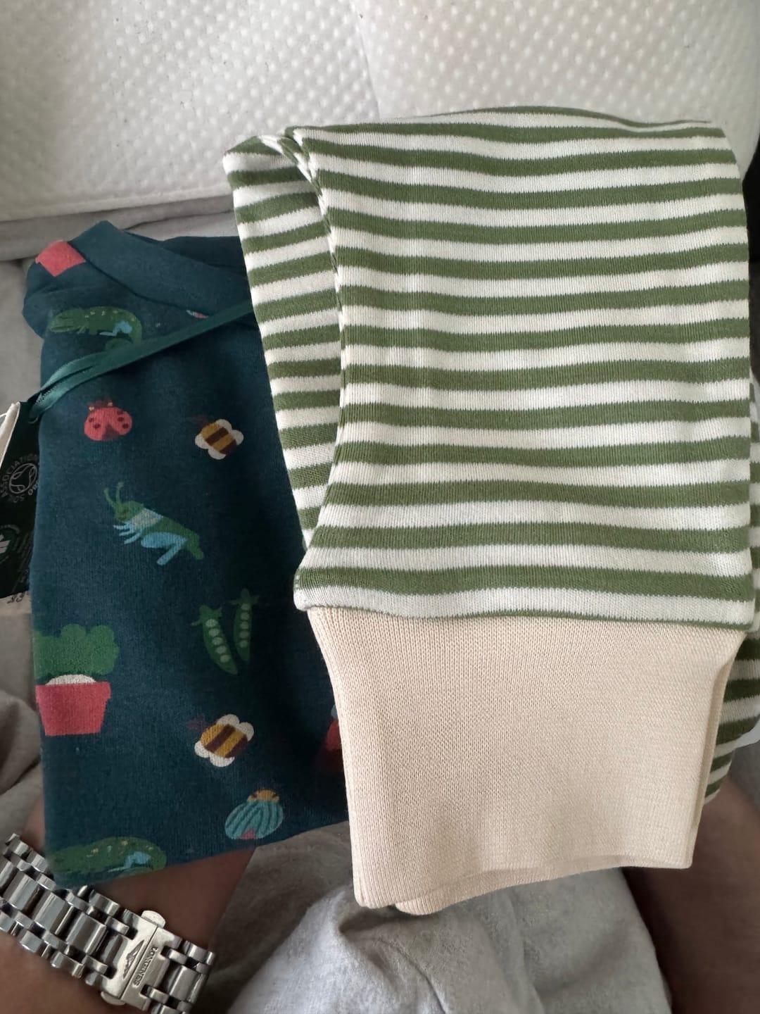 Customer photo review of Spring Garden Organic T Shirt & Jogger Playset