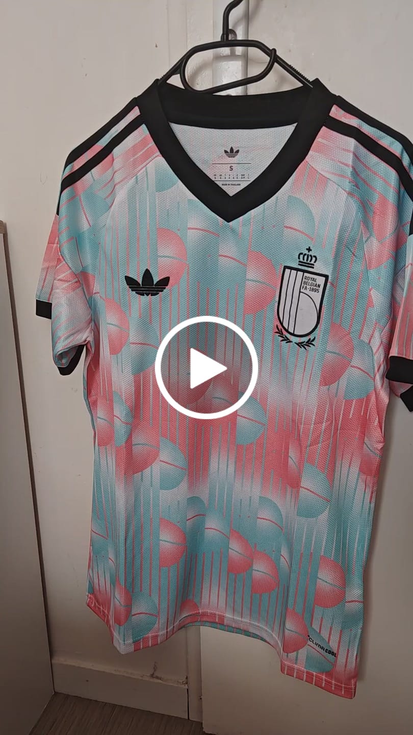 Customer video review of Maillot Belgique extérieur coupe du monde 2026
