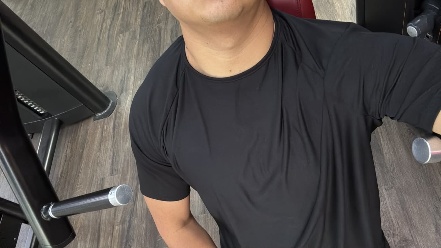 Customer photo review of Training Sport Tee - Black
