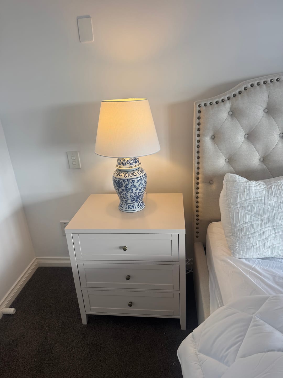 Customer photo review of Timeless Ginger Jar Table Lamp - Blue