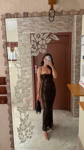 Customer photo review of Maxi Φόρεμα με Παγιέτες