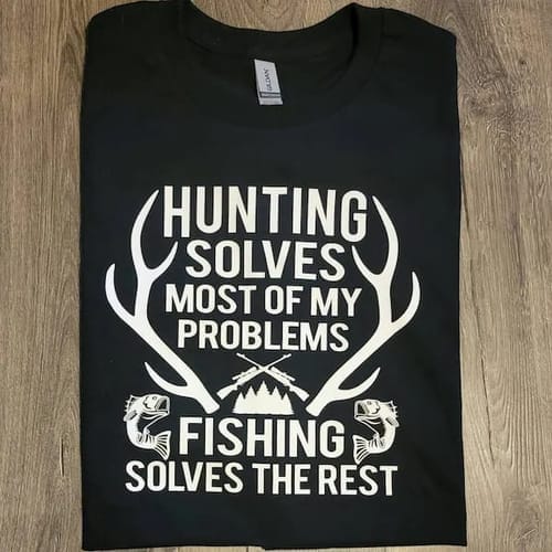 Customer photo review of Keep Calm and Go Fishing T-Shirt for Fishing Lovers