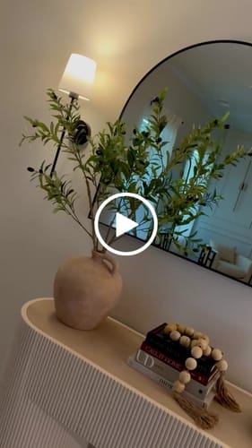 Customer video review of Faux Olive Oversized Branch (2 branches)