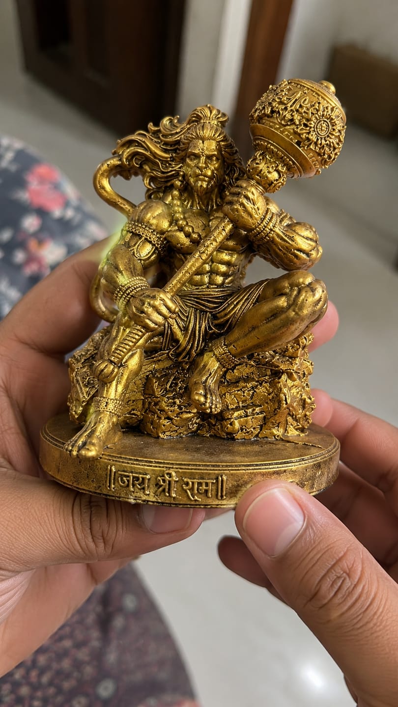 Customer photo review of Lord Mahabali Hanuman