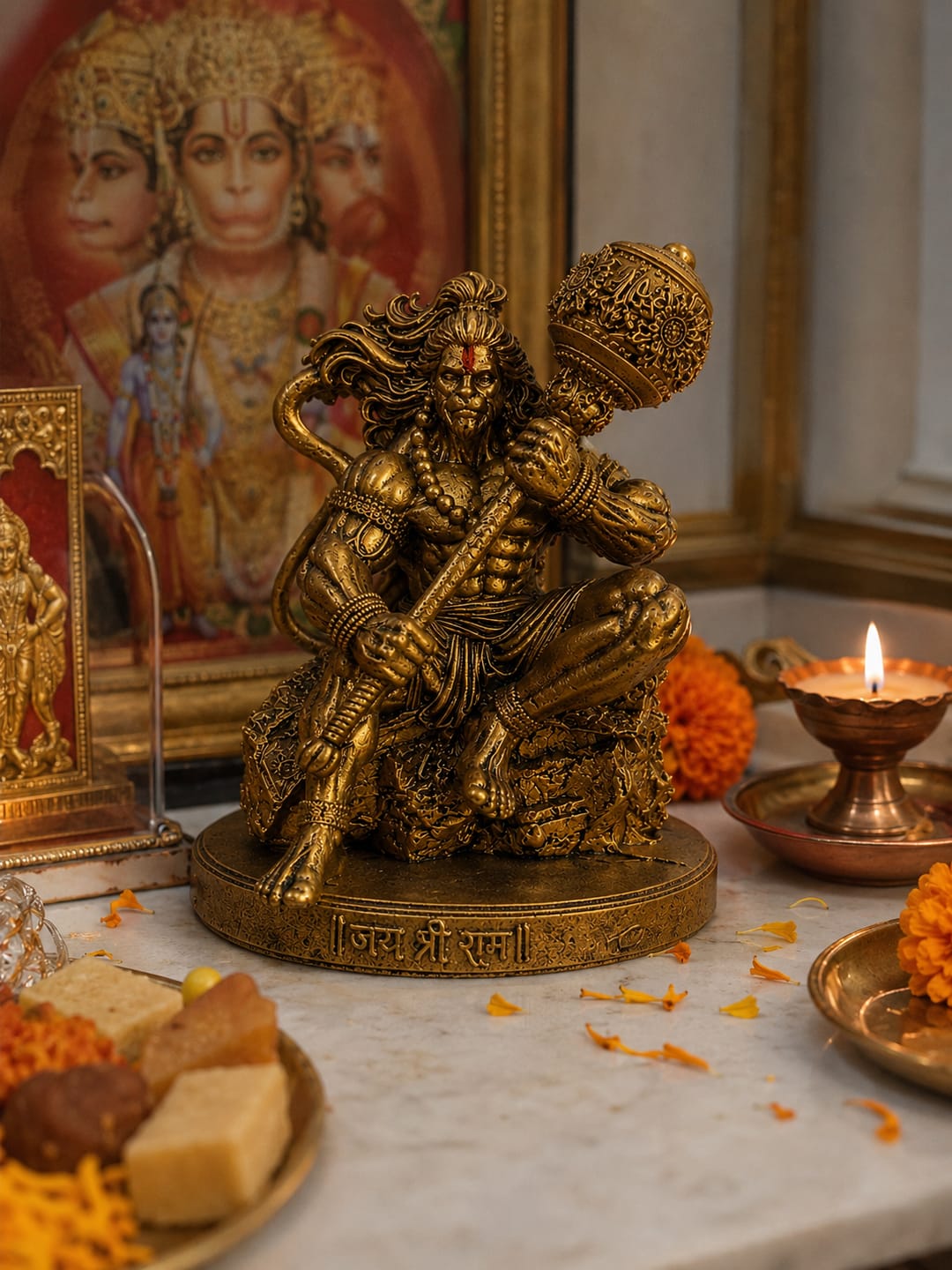 Customer photo review of Lord Mahabali Hanuman