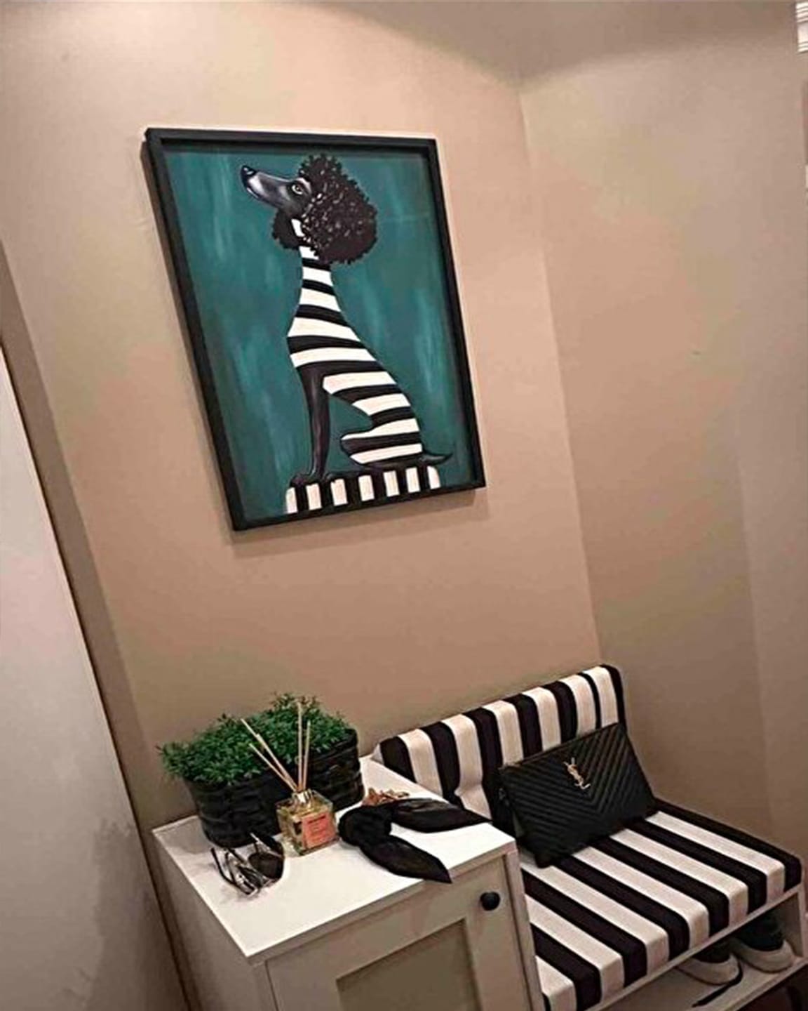 Customer photo review of Çizgili Poddle Köpek III - Asalet