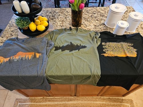 Customer photo review of Keep Calm and Go Fishing T-Shirt for Fishing Lovers