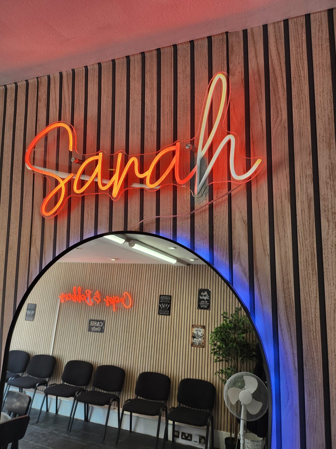 Customer photo review of Custom Neon: Sarah